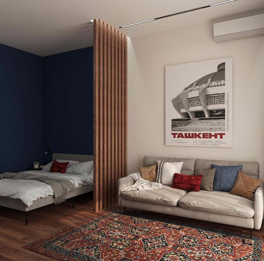 Blueloft 52 I Tashkent Apartment With Balcony Esterno foto