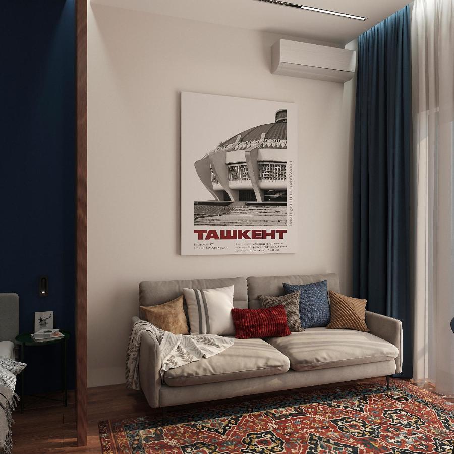 Blueloft 52 I Tashkent Apartment With Balcony Esterno foto
