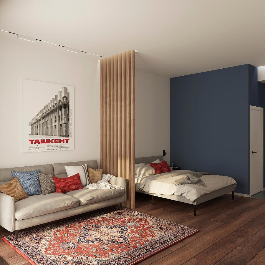 Blueloft 52 I Tashkent Apartment With Balcony Esterno foto